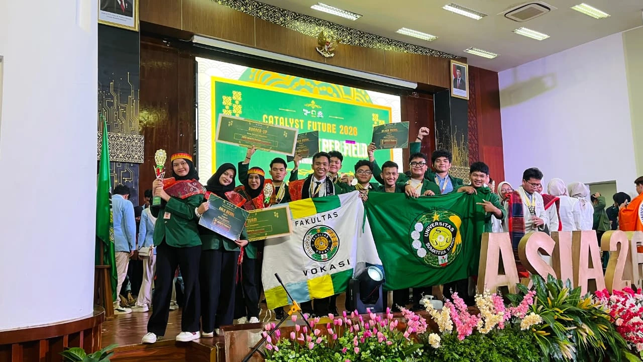 Mahasiswa USU Sabet Lima Penghargaan pada Catalyst Future Competititon dan ASIA 2026